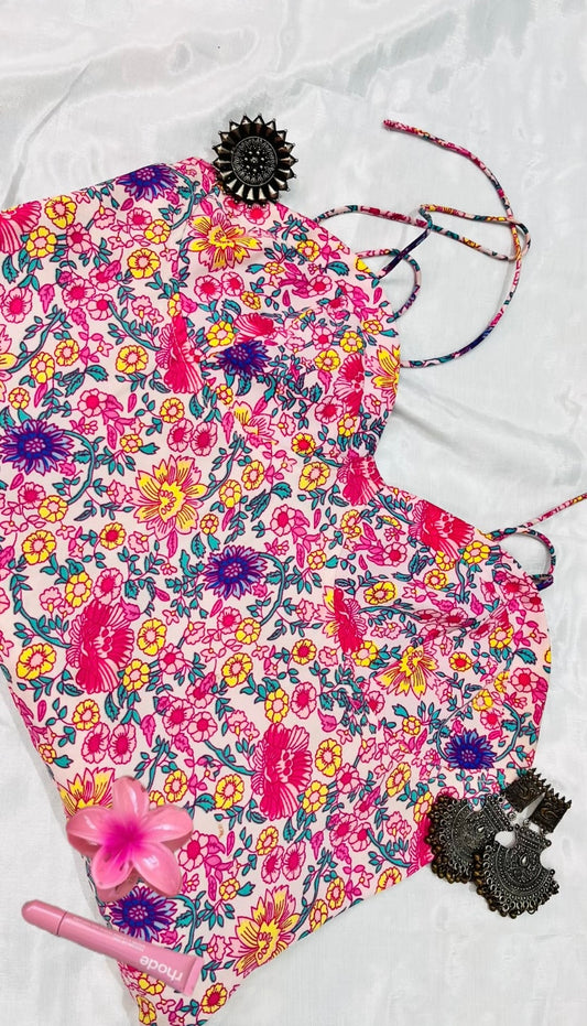 Champa charm floral kurti